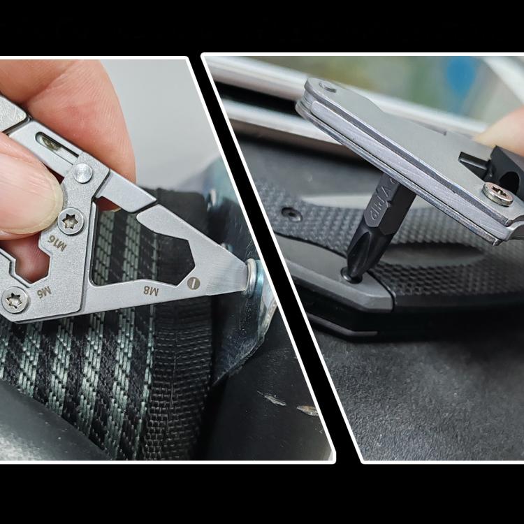 7 In 1 Smartphone SIM Card Eject Tool With Keyring Multifunctional Mini Portable Tool