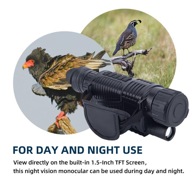 1080P 3MP Outdoor HD Infrared Digital Night Vision Device, EU Plug