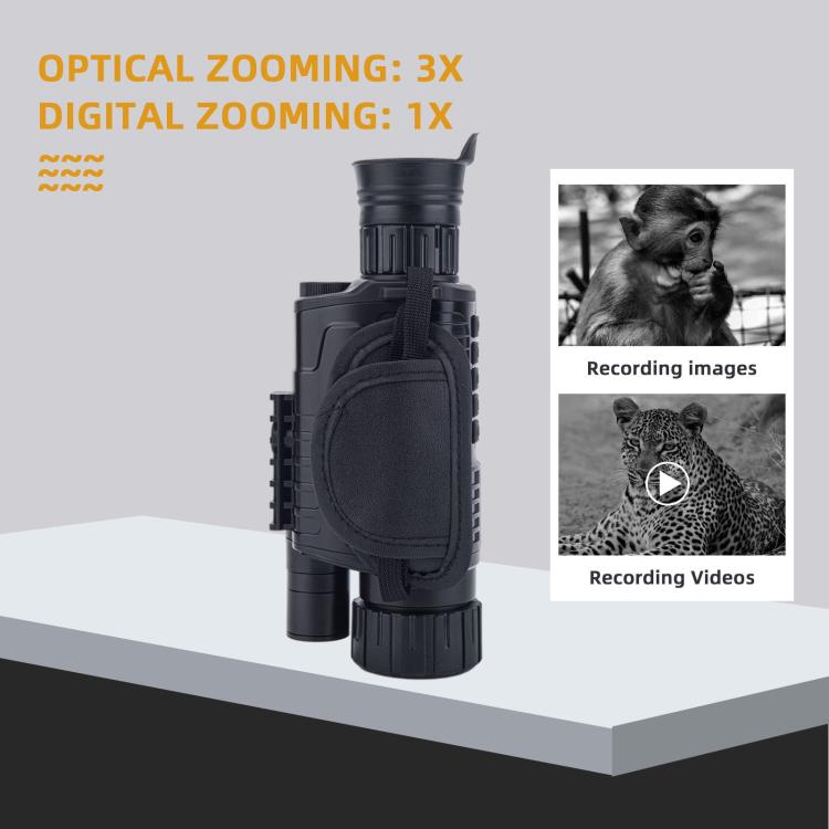 1080P 3MP Outdoor HD Infrared Digital Night Vision Device, EU Plug