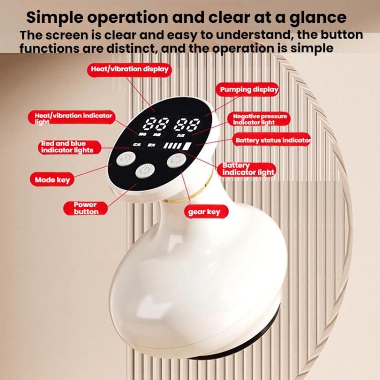 Electric Scraping Instrument Meridian Dredging Massage Cupping Instrument