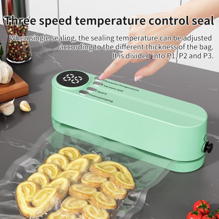 Wireless Automatic Vacuum Sealer Machine Portable Food Preservation Plastic Sealing Vacuum Machine