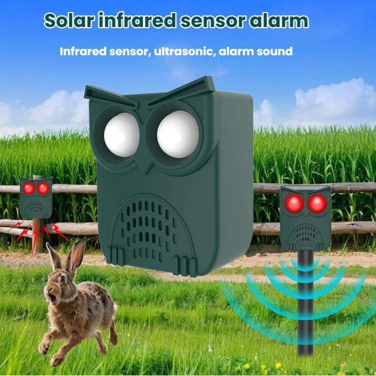N912B Ultrasonic Solar Power Ground-inserted Animal Repeller