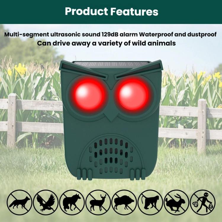 N912B Ultrasonic Solar Power Ground-inserted Animal Repeller