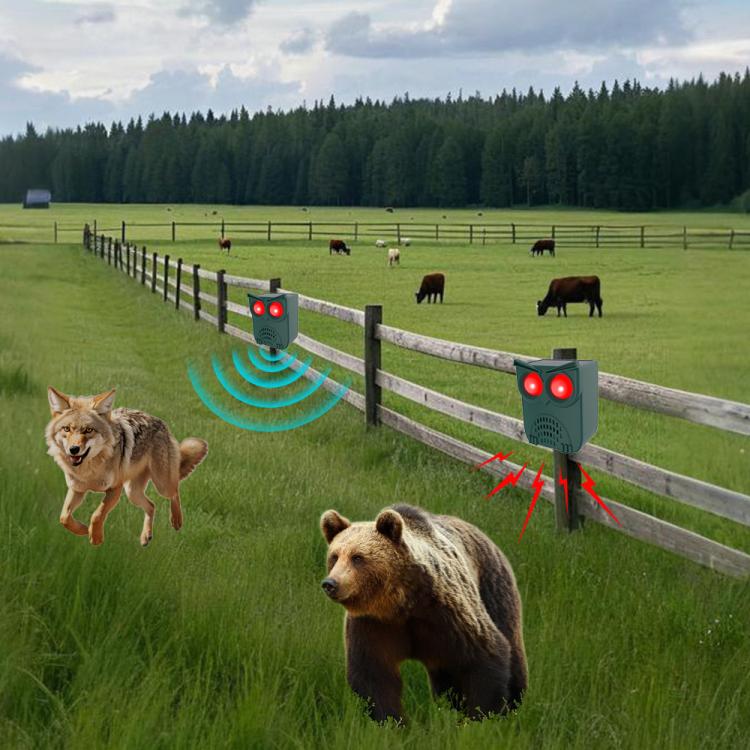 N912B Ultrasonic Solar Power Ground-inserted Animal Repeller