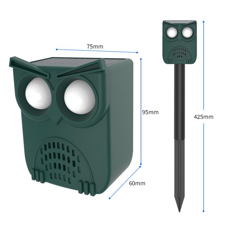 N912B Ultrasonic Solar Power Ground-inserted Animal Repeller