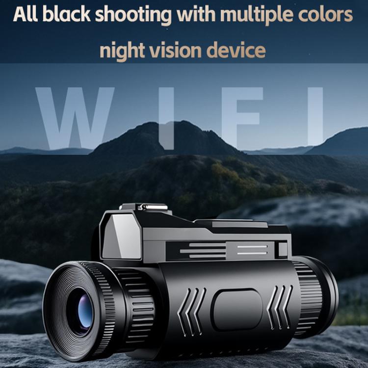 4K HD WiFi Night Vision Monocular 28X Zoom 64MP Infrared Hunting Telescope With No-Glow Recording & Animal Call Simulator