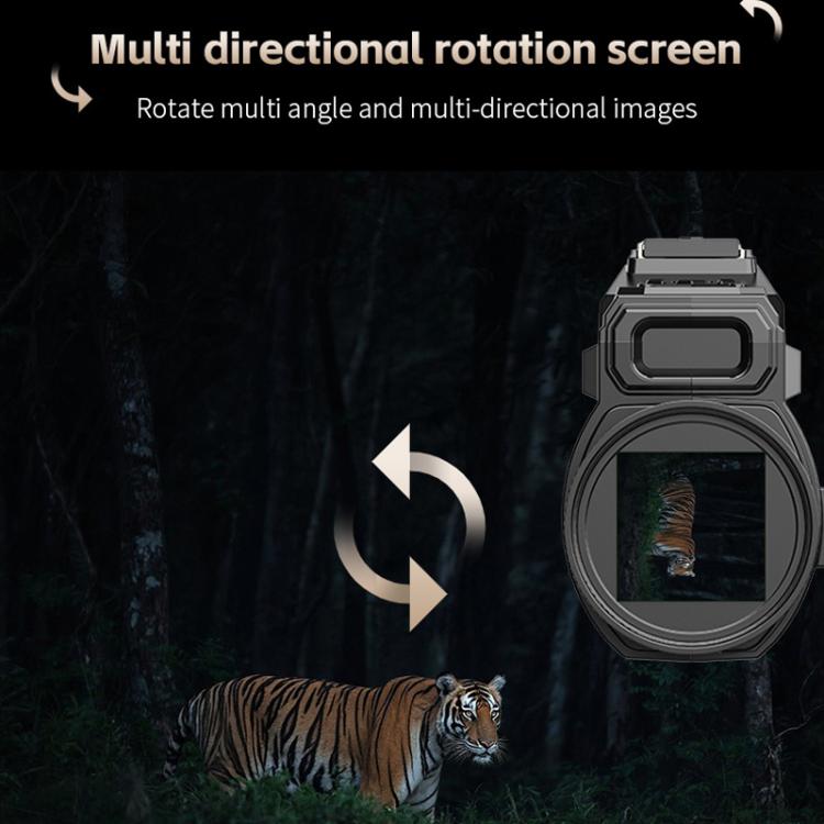 4K HD WiFi Night Vision Monocular 28X Zoom 64MP Infrared Hunting Telescope With No-Glow Recording & Animal Call Simulator