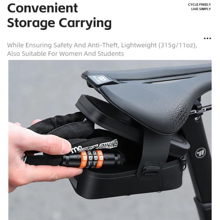 WEST BIKING 38-inch Bike Chain Lock 4-Digit Combination Security Lock for Bicycles, E-Bikes, Scooters