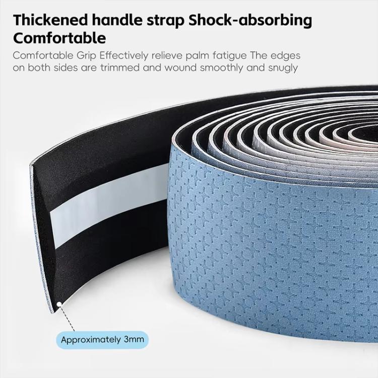 WEST BIKING Road Bike Handlebar Tape Ultra-Lightweight PU Gradient Cycling Bar Wrap Non-Slip Sweatproof Grip