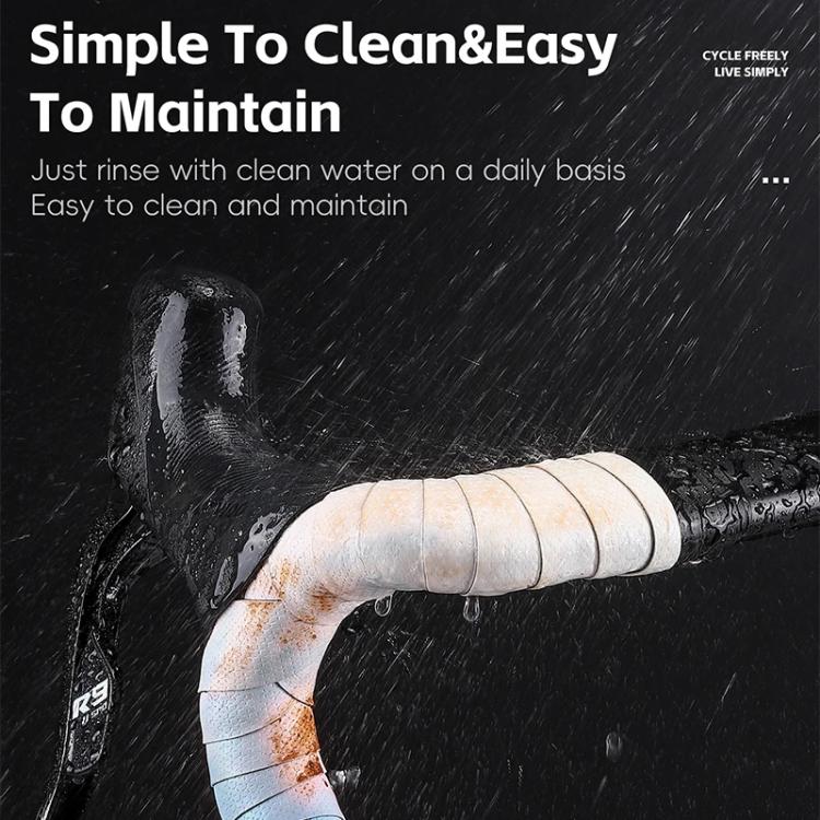 WEST BIKING Road Bike Handlebar Tape Ultra-Lightweight PU Gradient Cycling Bar Wrap Non-Slip Sweatproof Grip