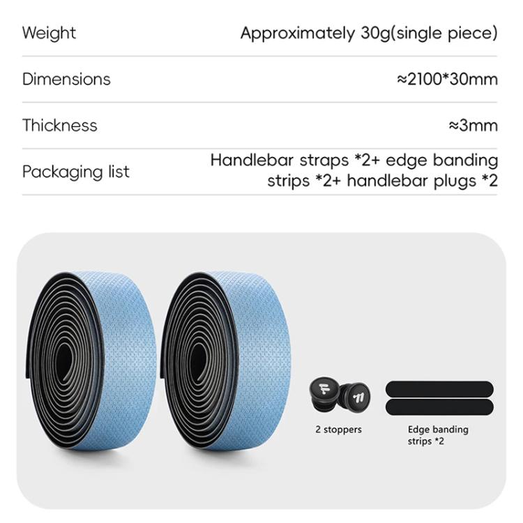 WEST BIKING Road Bike Handlebar Tape Ultra-Lightweight PU Gradient Cycling Bar Wrap Non-Slip Sweatproof Grip