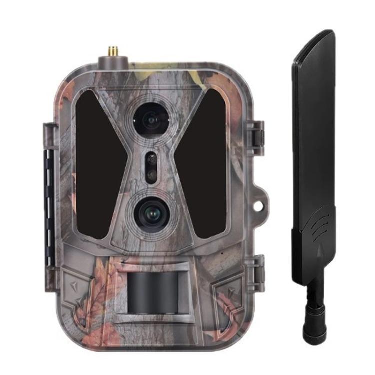 Dual Lens 4K 4G Outdoor Tracking Camera With Remote Mobile Control For Real-Time Photo Viewing