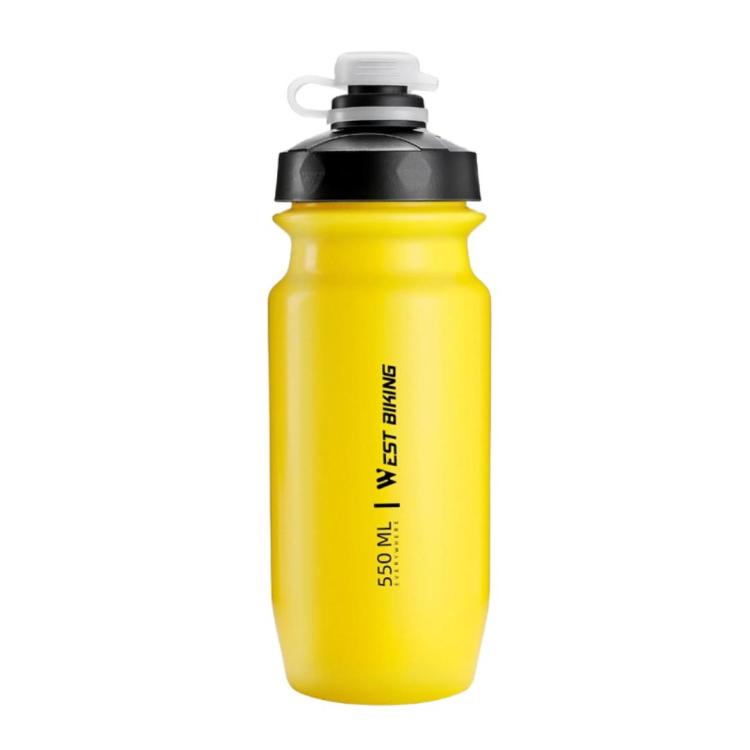 WEST BIKING 550ml Bike Water Bottle for Cycling Leak-Proof Squeeze Design Portable Sports Hydration Bottle
