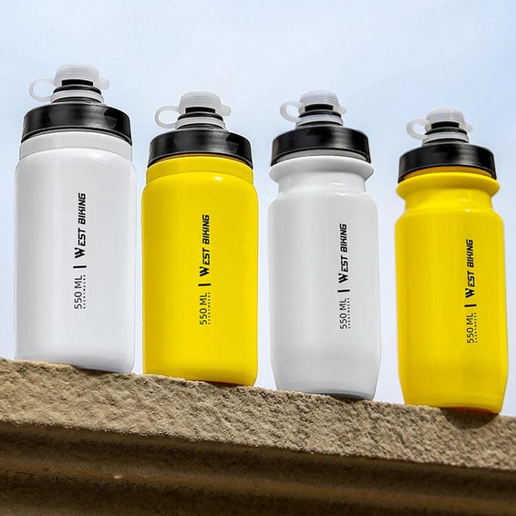 WEST BIKING 550ml Bike Water Bottle for Cycling Leak-Proof Squeeze Design Portable Sports Hydration Bottle