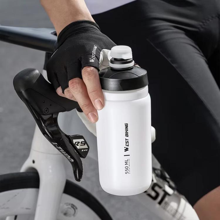 WEST BIKING 550ml Bike Water Bottle for Cycling Leak-Proof Squeeze Design Portable Sports Hydration Bottle