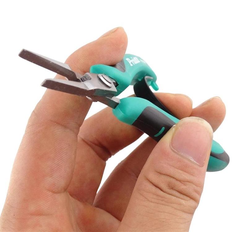 ProsKit PM-396H Stainless Steel Non-Toothed Flat-Nose Pliers Precision Electronic Flat-Jaw Pliers