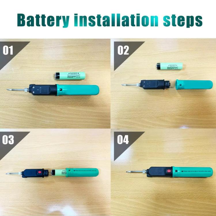 12W Wireless Touch Controlled Soldering Iron USB Rechargeable Constant Temperature Outdoor Repair Soldering Pen
