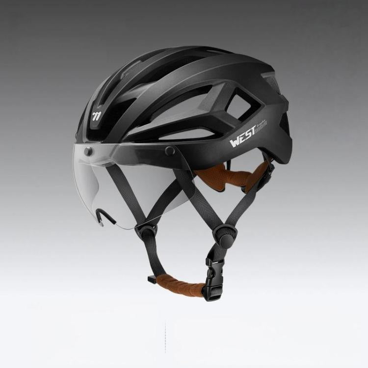 WEST BIKING Lightweight Bike Helmet with Magnetic Visor for Road & Mountain Cycling