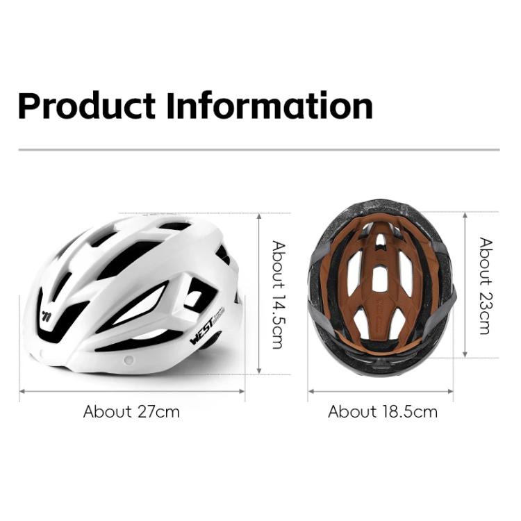 WEST BIKING Lightweight Bike Helmet with Magnetic Visor for Road & Mountain Cycling