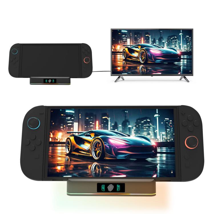 For Nintendo Switch 2 Console Controller KJH Charging Dock Station With 1080P 60Hz HDMI Output