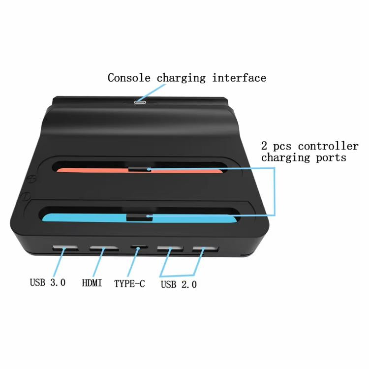 For Nintendo Switch 2 Console Controller KJH Charging Dock Station With 1080P 60Hz HDMI Output
