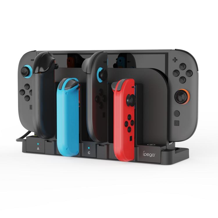 For Nintendo Switch 2/Switch Console Controller ipega 8-in-1 Charging Dock Fast Charging Station
