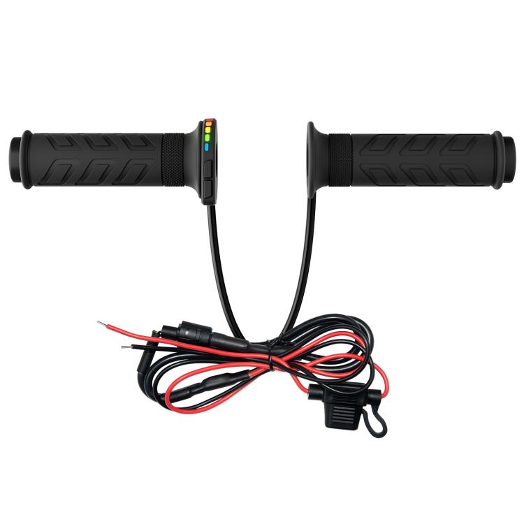 WUPP Rainbow Light Heated Motorcycle Handlebar Grips With Memory Function