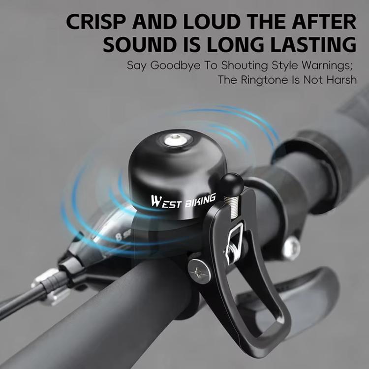 WEST BIKING YP0706058 Bicycle Aluminum Bell Folding Bike Mountain Bike Riding Bell Equipment