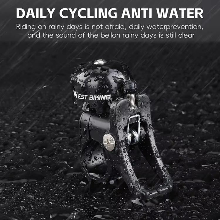 WEST BIKING YP0706058 Bicycle Aluminum Bell Folding Bike Mountain Bike Riding Bell Equipment