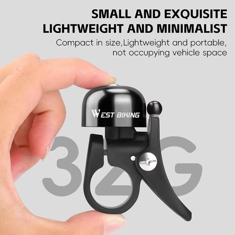 WEST BIKING YP0706058 Bicycle Aluminum Bell Folding Bike Mountain Bike Riding Bell Equipment