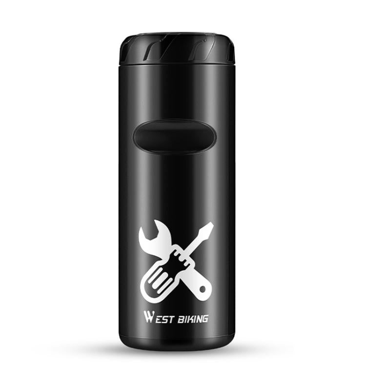 WEST BIKING Portable Bicycle Tools Box Bike Repair Tool Storage Capsule For Bottle Cage Mount