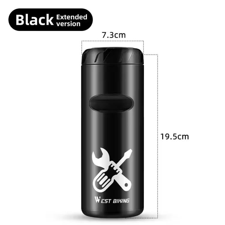 WEST BIKING Portable Bicycle Tools Box Bike Repair Tool Storage Capsule For Bottle Cage Mount