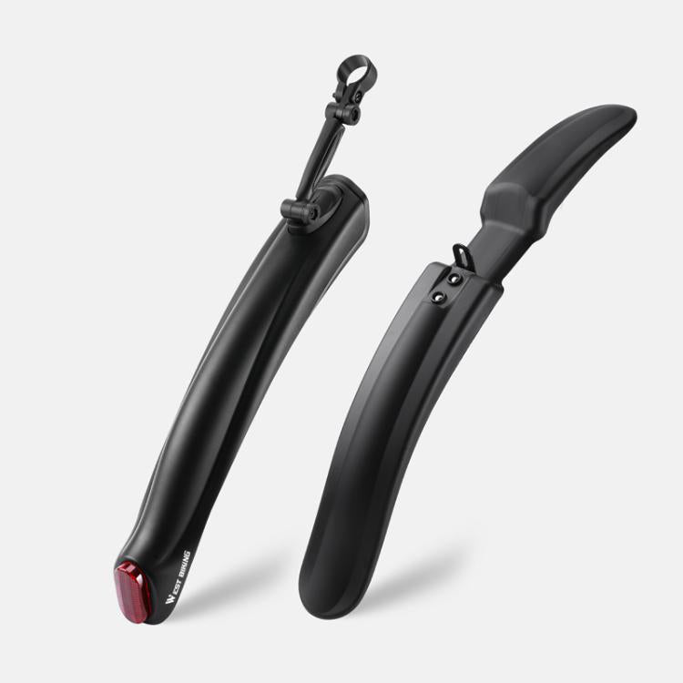 WEST BIKING Quick-Release Mountain Bike Fenders Set Reflective Front & Rear Mudguards for MTB