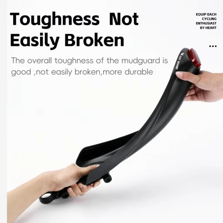 WEST BIKING Quick-Release Mountain Bike Fenders Set Reflective Front & Rear Mudguards for MTB