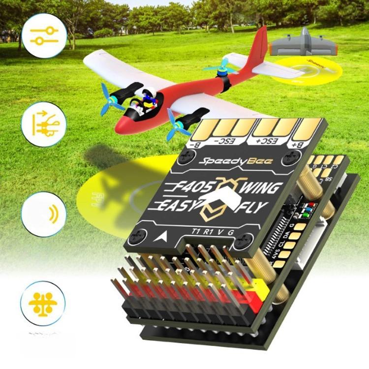 SpeedyBee F405 WING MINI Fixed Wing Flight Controller 2-6S LiPo For RC Fixed Wing Model