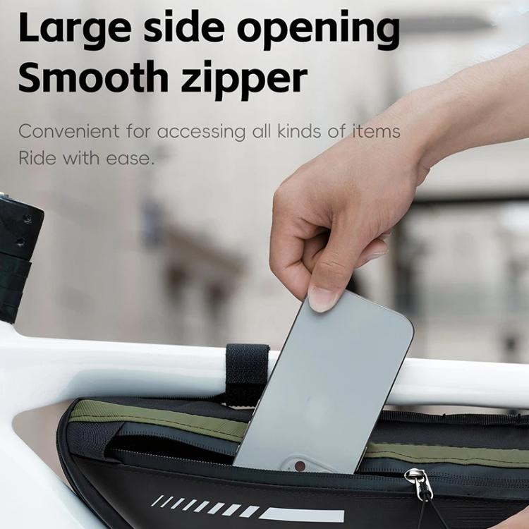 WEST BIKING YP0707415 Bicycle Top Tube Bag Mountain Road Bikes Large Capacity Front Tube Bag