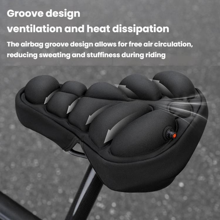 WEST BIKING YP0801259-260 Universal Heat Dissipating Inflatable Bicycle Seat Cover Cycling Mountain Bike Airbag Seat Cover