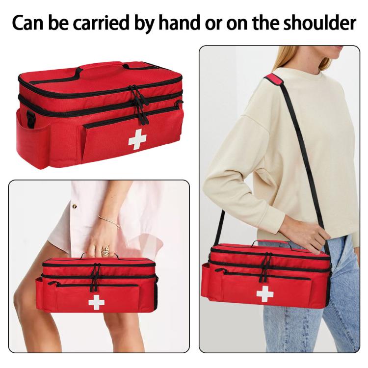 First Aid Kit Medicine Bottle Storage Bag