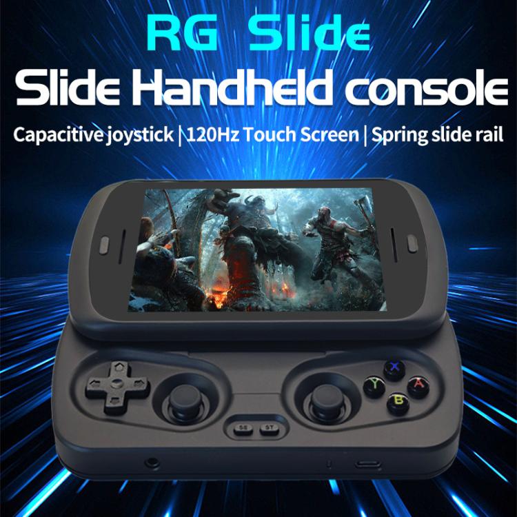 ANBERNIC RG Slide Video Game Console 4.7-Inch LTPS In-Cell Screen Android 13 OS For Retro/Cloud Gaming & Streaming