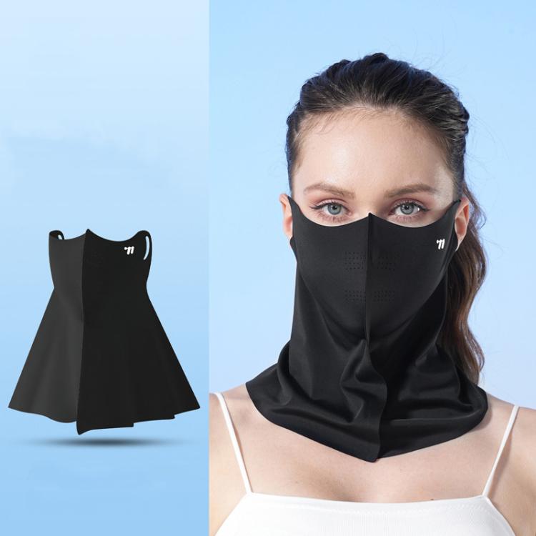 WEST BIKING Full-Face Neck Protection Sun Mask Ice-Silk UV-Protective Face Cover UV-Blocking Cycling Mask