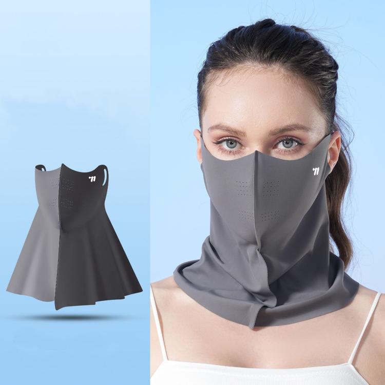 WEST BIKING Full-Face Neck Protection Sun Mask Ice-Silk UV-Protective Face Cover UV-Blocking Cycling Mask