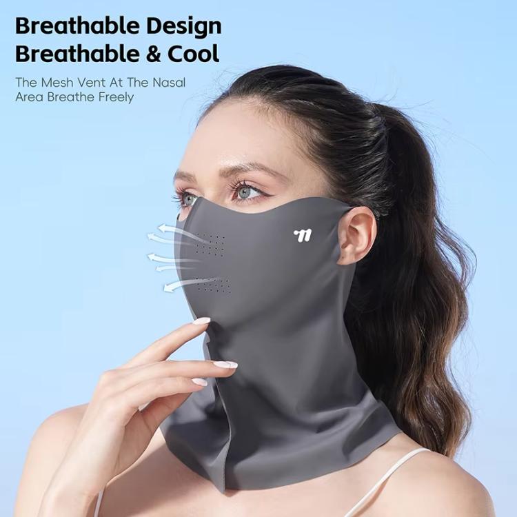 WEST BIKING Full-Face Neck Protection Sun Mask Ice-Silk UV-Protective Face Cover UV-Blocking Cycling Mask