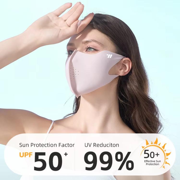 WEST BIKING UPF50+ 3D Seamless Ice-Silk Breathable Eye-Corner Ventilated Face Mask UV Protection Mask