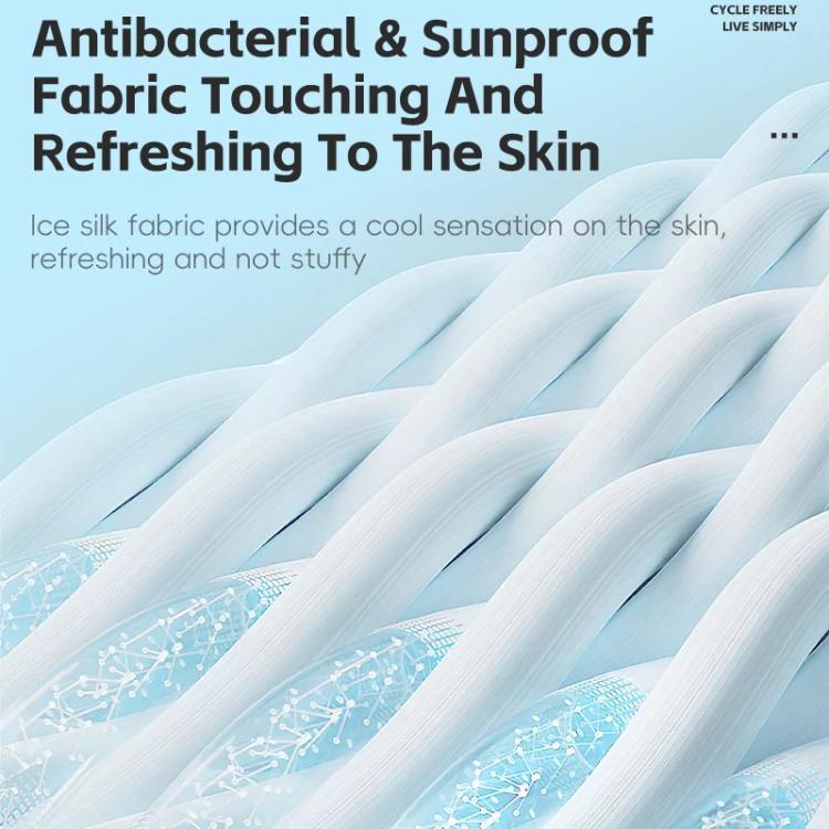 WEST BIKING UPF50+ 3D Seamless Ice-Silk Breathable Eye-Corner Ventilated Face Mask UV Protection Mask