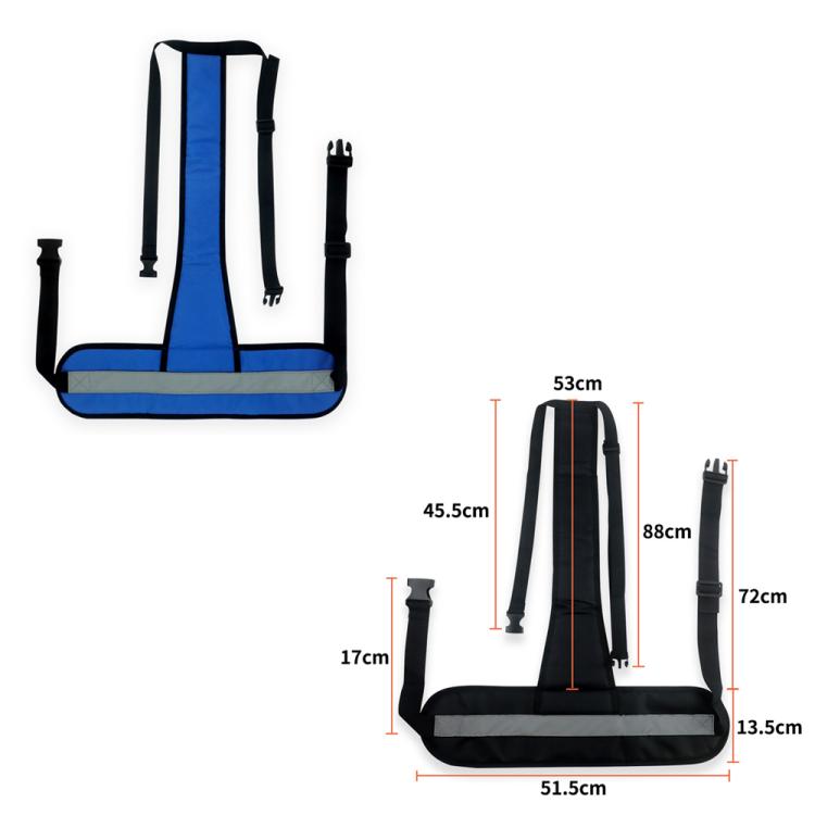 Breathable Elastic Mesh Adjustable Safety Buckle Wheelchair Safety Belt