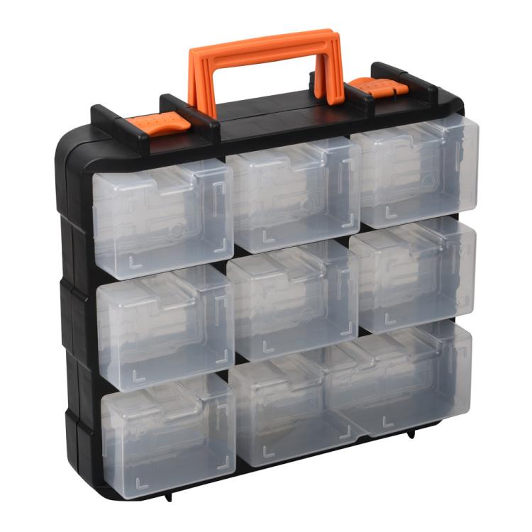Multifunctional Portable Flip-Top Tool Storage Box