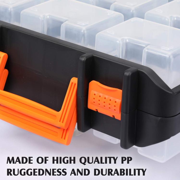 Multifunctional Portable Flip-Top Tool Storage Box