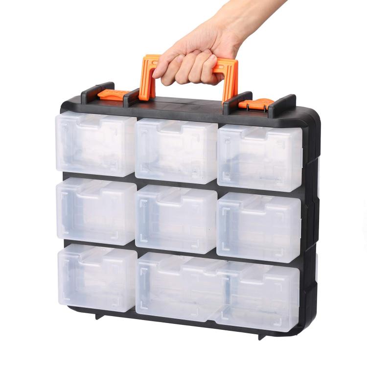 Multifunctional Portable Flip-Top Tool Storage Box