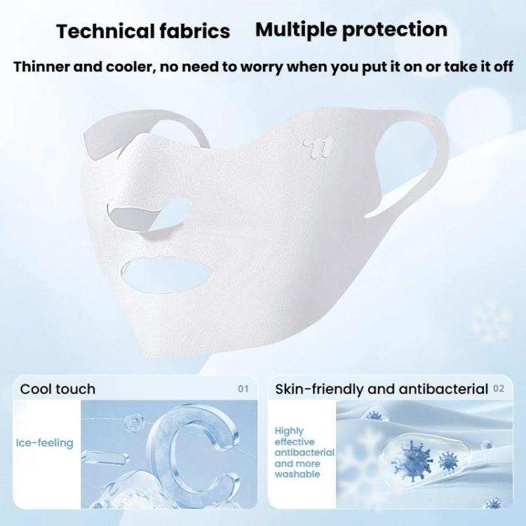 WEST BIKING ummer Ice Silk UV-Protective Mask UV-Blocking Cycling Face Cover