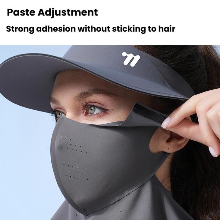 WEST BIKING 3 In 1 UV-Protective Cooling Mesh Breathable Detachable Sun Hat Face Mask Neck Scarf